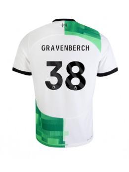 Liverpool Ryan Gravenberch #38 Replika Borta Kläder 2023-24 Kortärmad